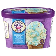 Purple Cow Birthday Cake