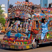 Public Buses in Pakistan