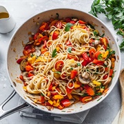 Tomato Sauce With Onion, Mushroom and Sweet Red Pepper