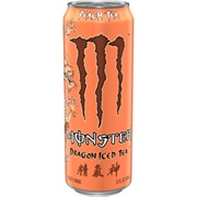 Monster Dragon Iced Tea: Peach Tea