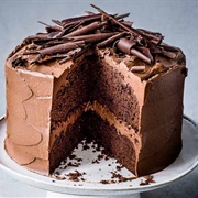 Triple Chocolate Fudge Cake