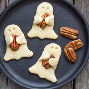 Shortbread Pecan Ghost Cookies