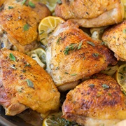 Lemony Herb Roasted Chicken