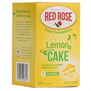 Red Rose Lemon Cake Tea