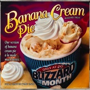 Banana Cream Pie Blizzard