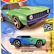 GRY44	170	'69 COPO Camaro	HW Speed Graphics 			 			New in Mainline