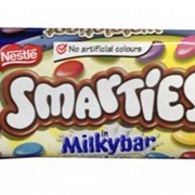 Smarties in Mikybar