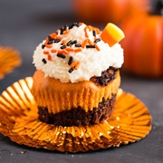Halloween Brownie Cupcakes