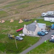Eilean Fraoich Campsite, Isle of Lewis, Scotland