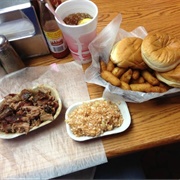 Lexington Barbecue's Chopped Barbecue Sandwich - Lexington, NC