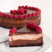 Chocolate Raspberry Cheesecake