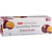 H-E-B Unsweetened Passion Fruit Sparkling Water