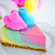 Peeps Marshmallow Cheesecake