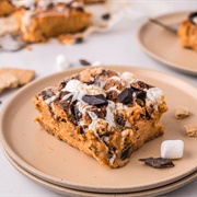 Pumpkin S'mores Cheesecake Bar
