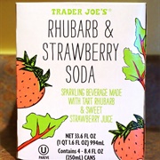 Trader Joe&#39;s Rhubarb &amp; Strawberry Soda