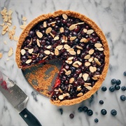 Blueberry Almond Cheesecake