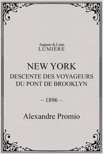 New York, Descente Des Voyageurs Du Pont De Brooklyn (1896)