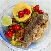 Fried Crucian Carp