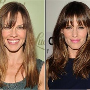 Hilary Swank and Jennifer Garner