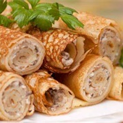 Beef and Onion Crepe