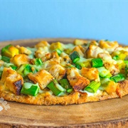 Asparagus Avocado Pizza