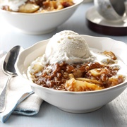 Apple Butterscotch Crumble