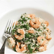 Prawn Spinach Risotto