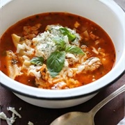 Lasagna Soup