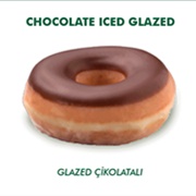 Krispy Kreme Chocolate Iced Glazed