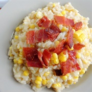 Bacon Corn Chicken Risotto