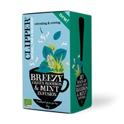 Clipper Breezy Green Rooibos & Mint Infusion Tea