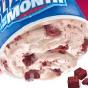 Red Velvet Cake Blizzard