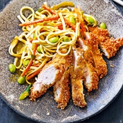 Chicken Katsu Stir Fry Noodles