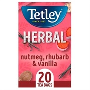 Tetley Nutmeg, Rhubarb, &amp; Vanilla Tea