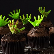 Zombie Graveyard Cupcakes