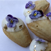 Edible Flower Madeleine