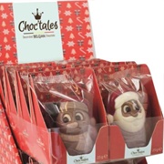 Choc'tales Belgian Chocolate Santas