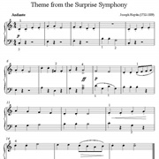 Surprise Symphony Written by Haydn 1791