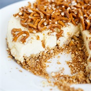 White Chocolate and Pretzel Cheesecake