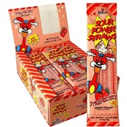 Sour Power Straws Strawberry