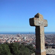 Three Crosses, Park Guell, Barcelona, Spain