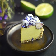 Raw Berry Lime Cheesecake