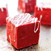 Red Velvet Fudge