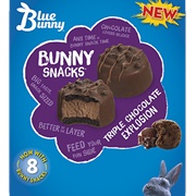 Blue Bunny Triple Chocolate Explosion Bunny Snacks