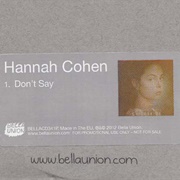 Don't Say - Hannah Cohen