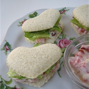 Heart Shaped Sandwich