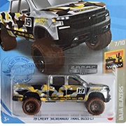GTD20	80	'19 Chevy Silverado Trail Boss LT (2nd Color - Zamac)	Baja Blazers 			 			Walmart Exclusive