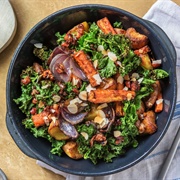 Potato, Bacon and Kale Salad