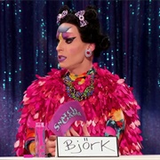 Katya as Björk