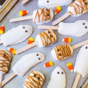 Halloween Banana Popsicles